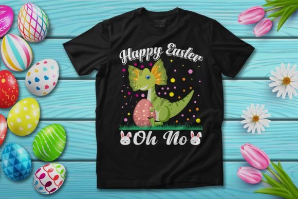 Happy Easter Oh No Funny T-rex: A Roar of Laughter for Your Designs