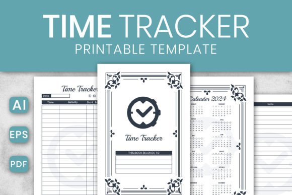 Master Your Schedule: The 2024 Time Tracker KDP Interior