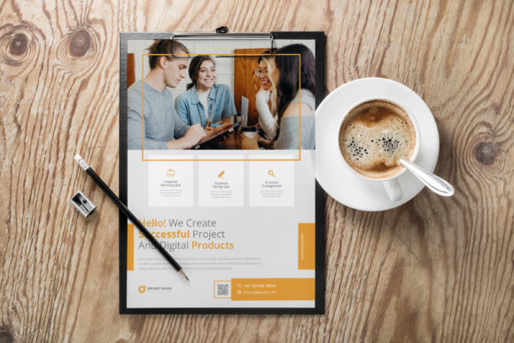 Minimal Business Flyer Template: A Clean Slate for Your Brand