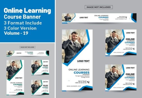 Online Courses Banner Design V-19: Elevate Your Digital Presence