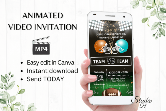 Smartphone Football Game Invitation: Your Digital Playbook